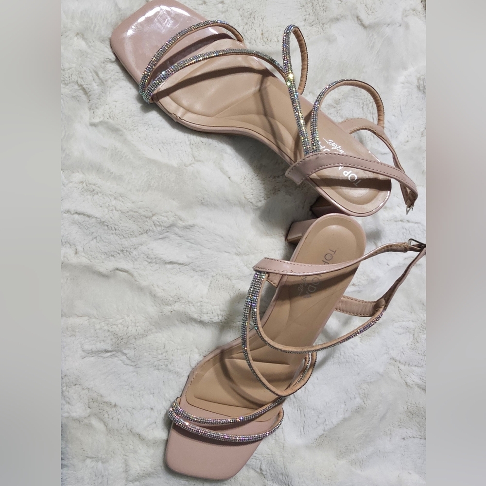 Top Moda Women's Tan Strappy Sandals